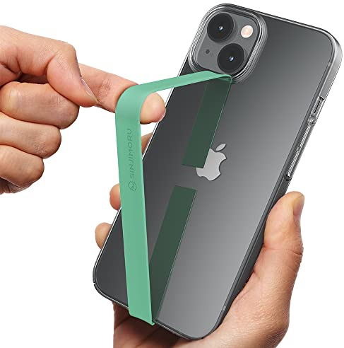 Sinjimoru Sinji Loop Silicone Mobile Phone Holder for iPhone and Android Mobile Phone Strap Mint