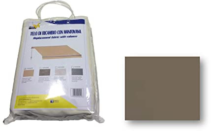 Linea Garden Friend Tissu de Rechange Complet pour Rideau Tombant avec Bras 245 x 300 Marron