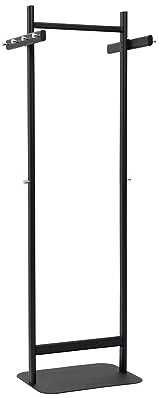 MAUL Garderobenständer MAULsalsa | hochwertige, belastbare Standgarderobe für Büros, Empfangsräume oder Praxen | edler Kleiderständer für Jacken im stilvollen Design | Schwarz