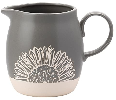 Ceramic Pint Jug, Floral Water Jug|Milk & Serving Pitcher