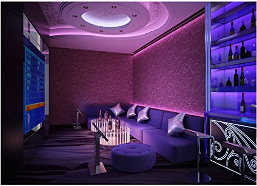 Rosenrot Vliestapete Moderne Minimalistische Gebogene Streifen Tapete 3D Beflockung Tapete für Wohnzimmer Schlafzimmer TV Hintergrundwand - 0,53 m x 9.5 m