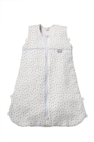 ARO Artländer Babyschlafsack Climarelle & Windel Blaubaer Winterschlafsack ohne Ärmel Kinderschlafsack Atmungsaktiv Ganzjahresschlafsack Längenverstellbar