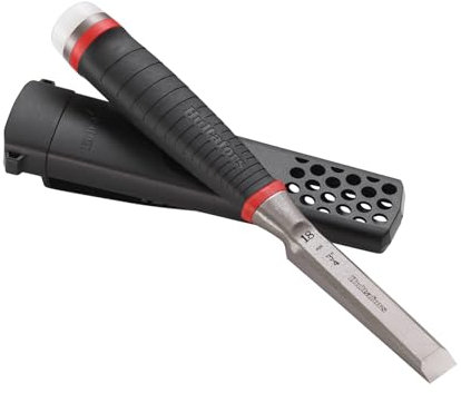 Hultafors HDC18 Heavy-Duty Chisel 18mm, Forged in one Piece with Continuous Robust I-Profile for Extreme Breaking Strength