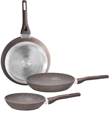 Tognana Royal Rosestone Set 3 padelle 20-24-28 cm