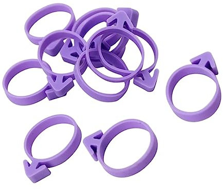 HOMSFOU 12pcs Cake Decorating Icing Bag Sealing Ring Pastry Bag Closure Piping Cake Decoration Seal Tied up Rubber Band