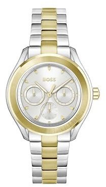 BOSS Multi Zifferblatt Quarz Uhr für Damen Kollektion LIDA mit Edelstahlarmbänder