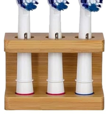 Porta Spazzolino In Legno, Porta Testina Per Spazzolino Elettrico, Porta Spazzolino Elettrico Per Bagno, Porta Spazzolino Indipendente In Bambùs, Accessoris Per Il Bagno Con Organizer Per Spazzolino