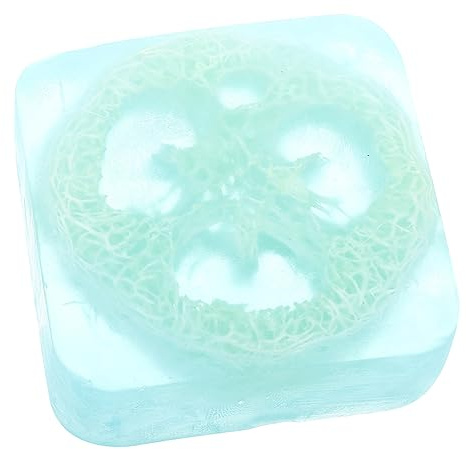PACKOVE Jabón Artesanal Con Estropajo Lufa Natural Barra Para Piel Refrescante Limpieza Profunda y Corporal Para Mujeres y Hombres