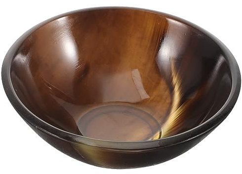 VINTORKY Ciotola in Corno Bue Piccola Per Salsa e Tè Multifunzione e Per Uso Cucina e Picnic