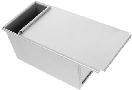 UKCOCO Stampo Rettangolare per Pane in Metallo con Rivestimento Antiaderente Teglia da Forno per Pagnotte da Capacità per Famiglia e Party Uso e Professionale