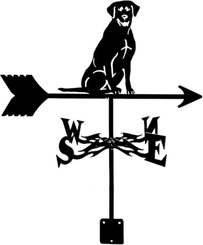 Windfahne aus Metall, Wetter, Retro-Edelstahl, Bauernhaus-Richtungsanzeige, Hof-Messwerkzeuge für den Außenbereich, Bauernhof, Garten, Pavillon, Deko