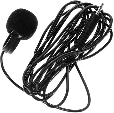 Zerodeko Kabelgebundenes Mini Finger Ring Mikrofon für Instrumente Flöte Hulusi Mundharmonika Okarina mit Kabel für Bühnenperformance Hochwertige Klangaufnahme Tragbares Musikzubehör