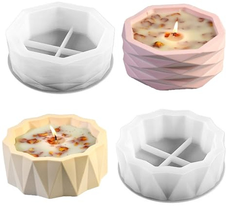 CEHTK Silicone Unique Flowerpot Storage Box Candle Cup Storage Jar Candle Container Silicone