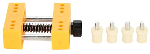 Qcwwy Strumento per la Riparazione dell'orologiaio Strumento per la Morsa dell'orologio Riparazione 'orologio per la 'orologio da Polso per la Morsa Aperta Supporto per Cassa 'orologio (YELLOW)