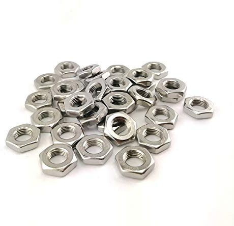 Dado esagonale basso esagonale in acciaio inox A2 DIN 439 (M6) x50