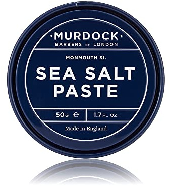 Murdock London Sea Salt Paste | Ultra-Matt Finish Styling Paste With a Strong Hold That Lasts The Day | Made in England | 50g