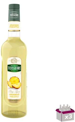 Lot de 3 - TEISSEIRE - Sirop Ananas - 70cL