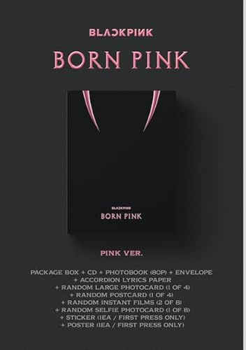 YG WORKS YG WORKS BLACKPINK 2. ALBUM – BORN PINK PINK Ver. Paket-Box-Set. Bezogen auf den Aufzählungspunkt: Mittel