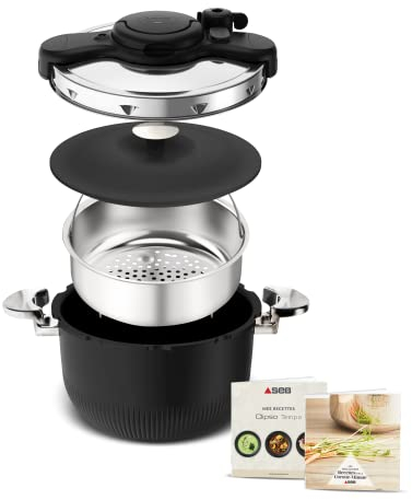 SEB Autocuiseur 6l Inox Noir - P4810700