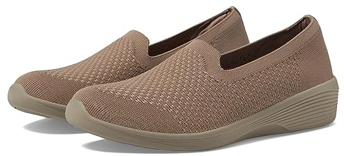 Skechers Arya-Clear Skies Mocassins pour Femme, Taupe foncé, 37.5 EU