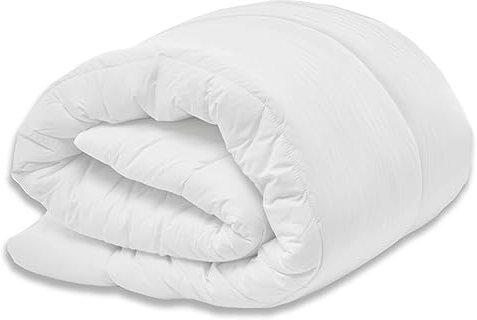 Home Tresor - Piumino Letto Singolo 4 Stagioni in Piuma d'Oca, Interno Piumone Invernale 3 in 1 Componibile con Bottoni Vero Piumino d' Oca, 1 Piazza cm. 155x200