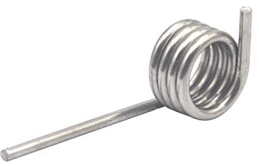 Zugfedern, 2 Stück Drahtdurchmesser 2 mm Edelstahl-Torsionsfeder 90 Grad (Farbe: 2 x 15 x 10 f, Größe: 2 mm) (Color : 2x15x10z, Size : 2mm)