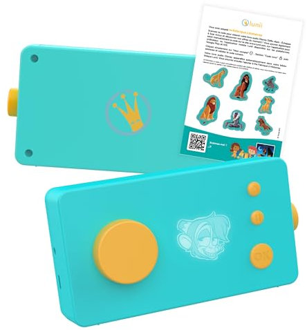 Lunii – Conteuse Interactive Ma Fabrique à Histoires - Modèle 3 - Edition spéciale en partenariat avec Disney - Conteuse Interactive pour Enfants dès 3 Ans - Boîte à Histoires fabriquée en France