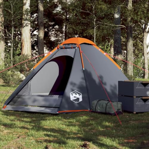 Tino Tech Tente de camping dôme pour 4 personnes - Tente d'extérieur coupe-vent - Tente familiale - Grande tente à lancer - Tente de festival - Tente de trekking pour famille - 310 x 240 x 130 cm -
