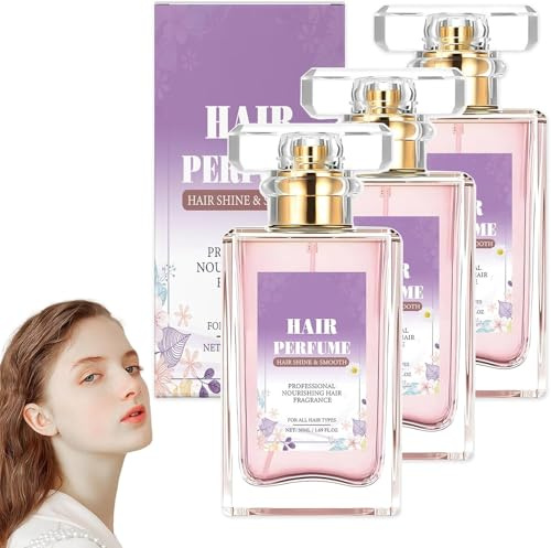 Perfume para el cabello, fragancia de feromonas para cabello seco dañado, aceites esenciales para el cabello para mujeres, aceites esenciales para el cabello húmedo, nutritivo para el cabello seco,