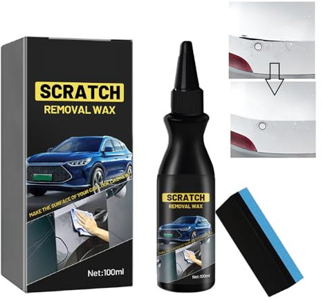 Rimuovi Graffi Auto,Car Scratch Repair Paste,Polish Rimuovi Graffi,Riparazione Graffi Vernice Auto,Rimuovi Graffi Per Autoveicoli,Car Paint Scratch Repair Polishing Wax,Adatto a Vari Tipi di Vernice