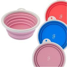 Ferribiella Ciotola Pieghevole per Cani, 355ml, Colori Assortiti