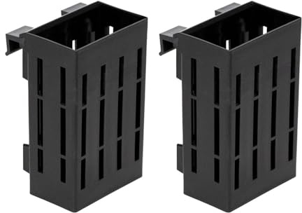 Lot de 2 pots de fleurs hydroponiques pour aquariums de 10/15/20 mm d'épaisseur