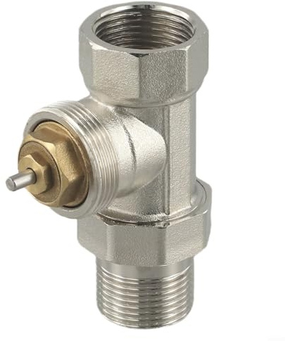 TDCuizent Válvula de regulación termostática de latón sin cabeza M30 x 1,5 mm rosca control de temperatura válvula de radiador antioxidante autorregulable accesorio de fontanería para sistemas de