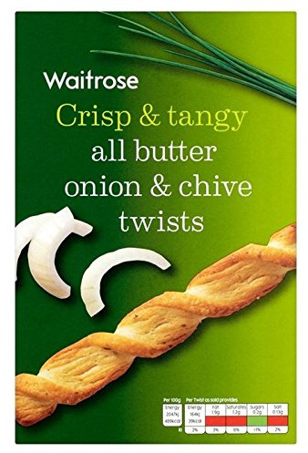 Cipolla E Colpi Di Scena Salati Erba Cipollina Waitrose 125G (Confezione da 2)