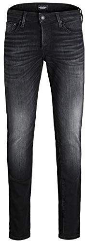 JACK & JONES Slim Fit jeans JJIGLENN JJICON JJ 557 50SPS Slim Fit jeans, Svart denim, 34W / 34L