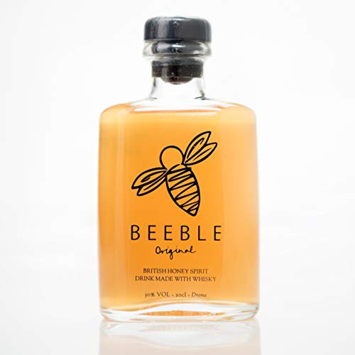 Beeble Artisan British Honey Whisky Liqueur 20cl - A Harmonious Blend of Natural Honey and Smooth Whisky - 30% ABV - Embrace Life's Sweet Moments