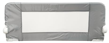 Safetots Schmales Bettgitter, grau, 90 cm breit x 40 cm hoch, Kleinkind-Bettgitter für Sicherheit, sicheres Kinderbettgitter