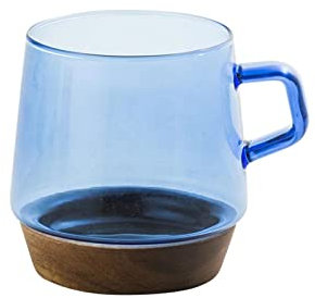 Tazze e tazzine da caffè Tazze da tè Tazza di caffè tazza latte tazza di caffè fatta a mano con maniglia in vetro tazza di acqua tazza da cucina tazza da cucina tazza 11.8oz Tazzine da caffè