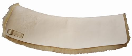 Förster-Fellnest Echt Lammfell Sattelunterlage, Unterlage für Schabracke, Satteldecke, Sattelpad, Sattelkissen zur Druckentlastung, Klimatisierung, Beruhigung