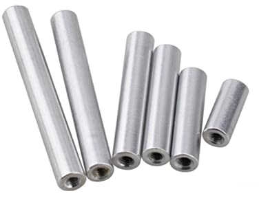 5PCS M5,80mm,Runder Aluminiumstandoff-Spacer-Bolzen erstrecken sich lange Nuss