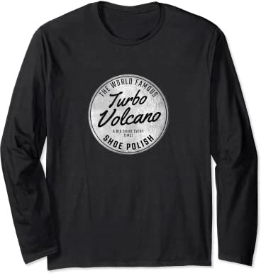 Retro World Famous Turbo Volcano Marke Schuhcreme Langarmshirt