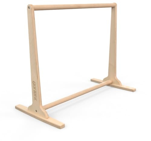 Gorletic - Barra parallela a leva anteriore, stabilità superiore per ginnastica svedese e trazioni, barra da ginnastica, base larga, lunghezza 105 cm
