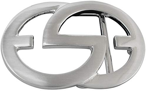 BELTINGER Gürtelschließe Emil 4,0 cm | Buckle Wechselschließe Gürtelschnalle 40mm Massiv | Druckknopf-Gürtel bis 4cm