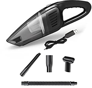 WAGNUS Aspirapolvere per Pavimenti duri 6000PA Aspirapolvere per Auto Portatile Doppio pulitore a Batteria Mini Pulizia Automatica Accessori per Automobili