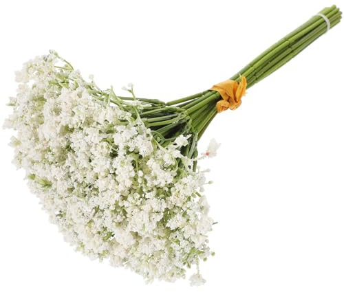 Luxshiny 16stücke Teiliges Künstliche Gypsophila Blumenstrauß Realistische Deko Für Hochzeiten Brautsträuße Tischdekoration Uv-beständig Für Zuhause Und Büros