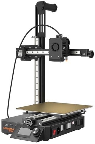 Irfora Impresora 3D,Impresora 3D KP3S Pro V2 Impresión de Alta Velocidad de 500 mm/s con extrusora Totalmente de Aluminio y hotend de cerámica Eje XYZ 3 Riel de guía Lineal