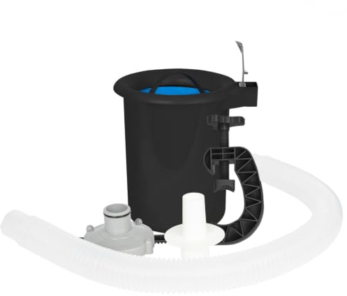VirtuFit Pool Skimmer mit Auffangkorb – Oberflächenskimmer für Swimmingpool, Für Aufstellpool, Entfernt Blätter & Insekten, Anschluss an Filterpumpe, Einfache Montage