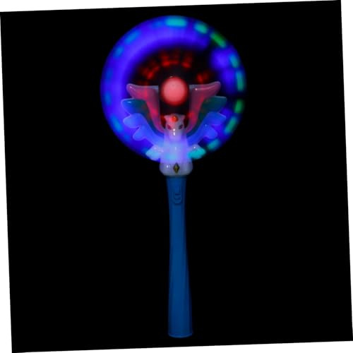 GETAJGHSD Bâton Lumineux Halloween pour Fête Moulin à Vent Lumineux Toupie Lumineuse Musicale Cadeau De Fête Baguette De Princesse Lumineuse