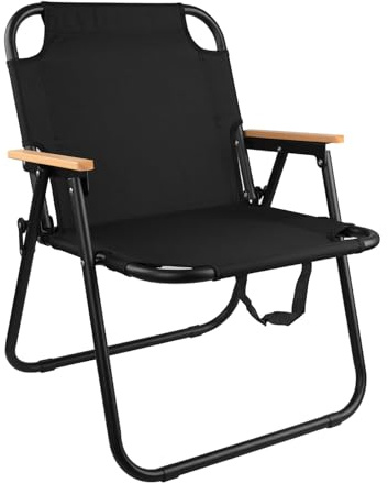 TerraVibe Camping Stuhl, Klappsessel, Strandstuhl, Angelstuhl Faltbar, Klappstühle Gepolstert, Karpfenstuhl, Angel Stuhl, Campingstuhl Klappbar Perfekt für Angeln, Picknick, Camping