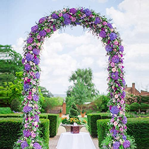 Arche de jardin d'extérieur pour mariage, treillage en métal, pergola en bois, support de rose grimpante, noir/blanc/vert, parfait pour les décorations de jardin et les événements